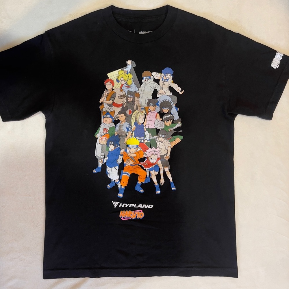 Black Hypland Naruto T-Shirt (Medium)